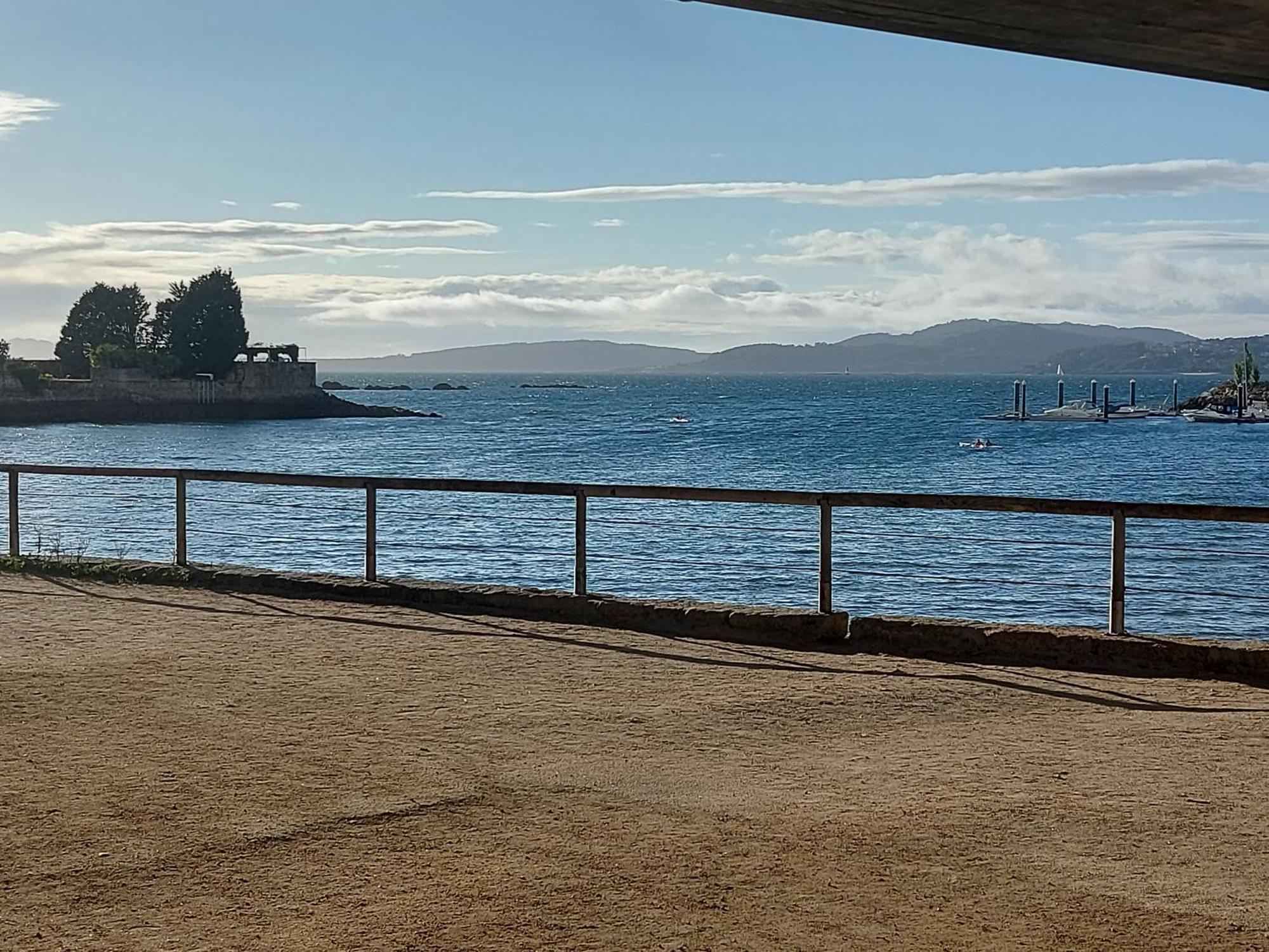 Ferienwohnung Piso En Bouzas Con Vistas A La Ria Vigo Exterior foto