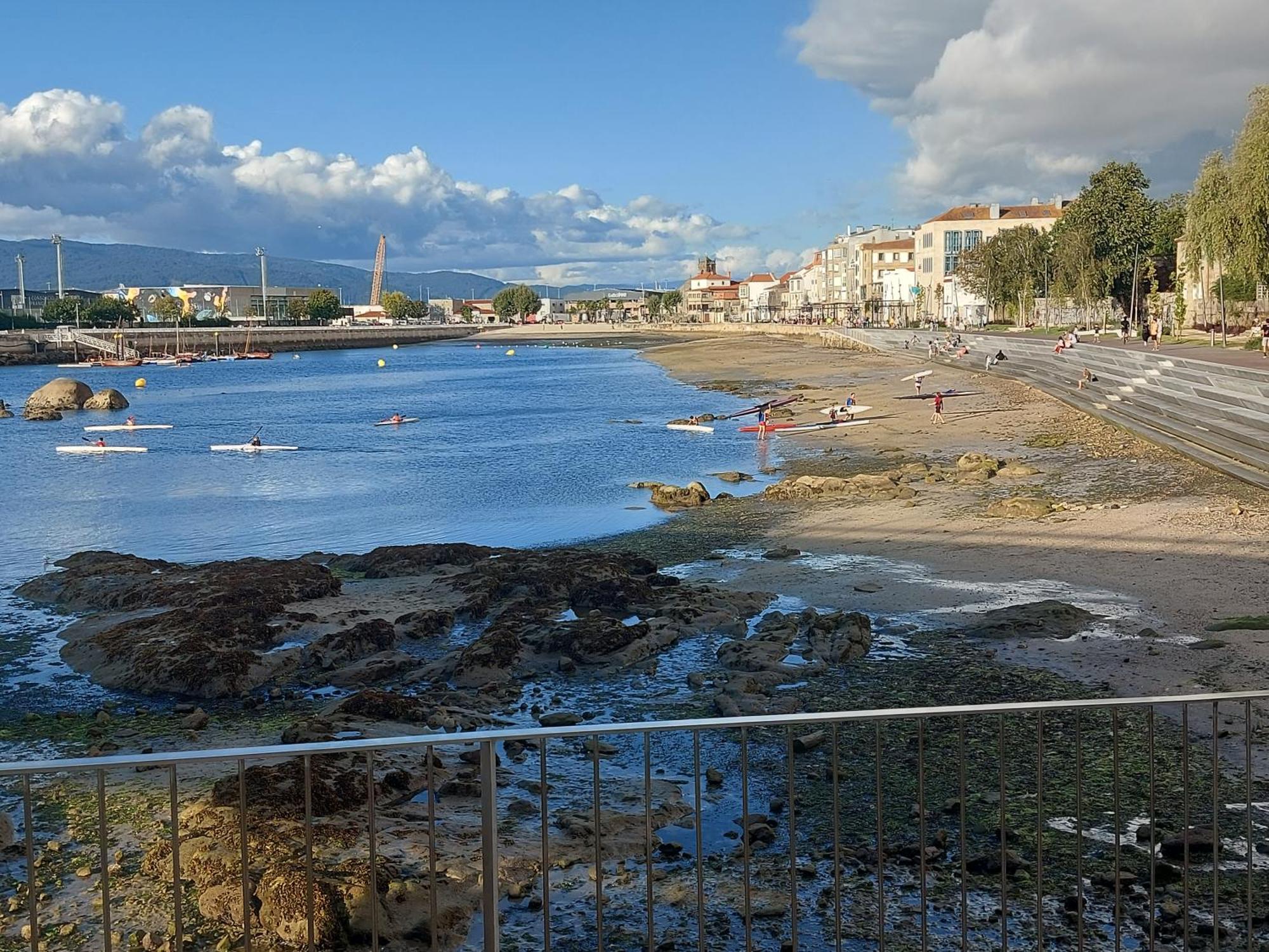Ferienwohnung Piso En Bouzas Con Vistas A La Ria Vigo Exterior foto